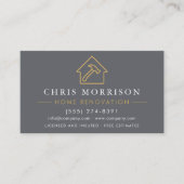 Carte De Visite Contracteur de rénovation QR (Devant)