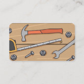 Carte De Visite Contractor Construction Business (Dos)