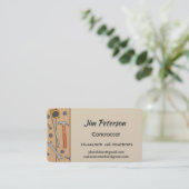 Carte De Visite Contractor Construction Business (Debout devant)