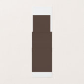 Carte De Visite Contre un mur Brown élégant (Extérieur déplié)