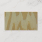 Carte De Visite Contreplaqué de pin (Dos)