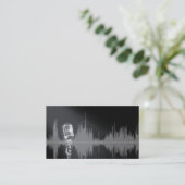 Carte De Visite Contrôle 1,2,1,2 de microphone .............. (Debout devant)