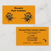 Carte De Visite Contrôle des parasites (Devant / Derrière)