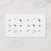 Carte De Visite Contrôle des parasites (Dos)