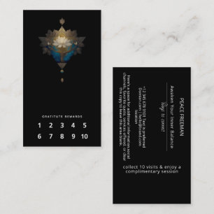 CARTE DE VISITE CONVERGENCE SACRÉE SYMBOLE DE LOTUS ALCHIMIQUE