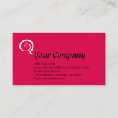 Carte De Visite Conversation spiral (Devant)