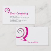 Carte De Visite Conversation spiral (Devant / Derrière)