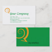 Carte De Visite Conversation spiral (Devant / Derrière)