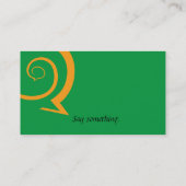 Carte De Visite Conversation spiral (Dos)