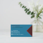 Carte De Visite Cood qr minimaliste (Debout devant)