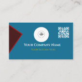 Carte De Visite Cood qr minimaliste (Dos)