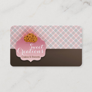 Carte De Visite Cookies de boulangerie Entreprise sucrée