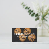 Carte De Visite Cookies de chips au chocolat (Debout devant)