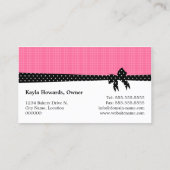 Carte De Visite Cookies Pops Rose (Dos)