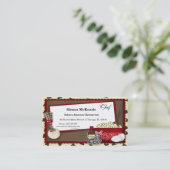 Carte De Visite Cookies Snacks (Debout devant)