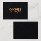 Carte De Visite Cookies tout mieux (Devant / Derrière)