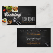 Carte De Visite Cooking Instructeur/Chef (Devant / Derrière)