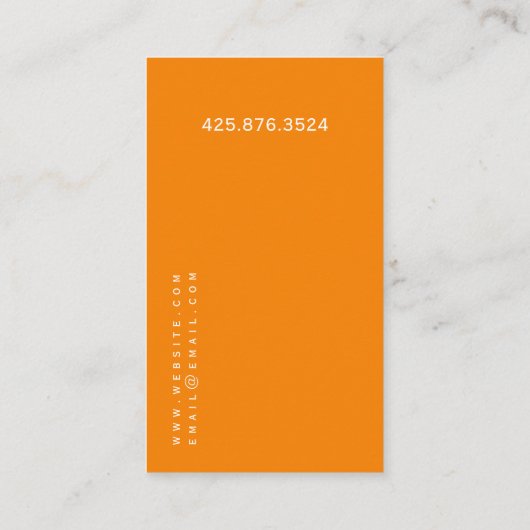 Carte de visite cool (Dos)