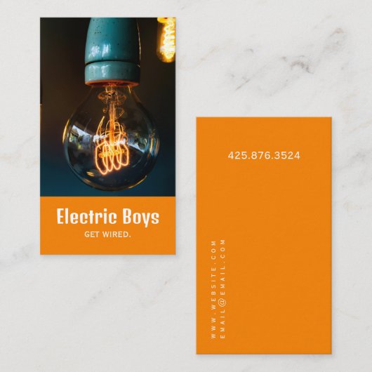 Carte de visite cool (Devant / Derrière)