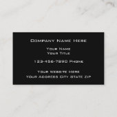 Carte De Visite Cool Automotive Services Moderne (Dos)