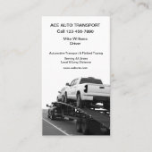 Carte De Visite Cool Automotive Transport remorquage plat (Devant)
