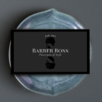 Cool Black Barber Shop Pole Barbier
