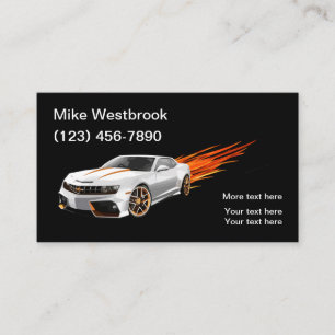 Carte De Visite Cool Car Automotive Care