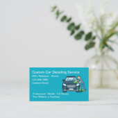 Carte De Visite Cool Car Wash Detailing Service (Debout devant)