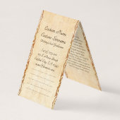 Carte De Visite Cool chinois fluffé tigre d'aquarelle rose (Dos)