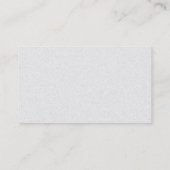 Carte De Visite Cool clair élégant moderne blanc professionnel mod (Dos)