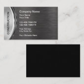 Carte De Visite Cool Construction Services à domicile (Devant / Derrière)