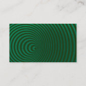 Carte De Visite Cool Dark Green Commentaires Rappel Boost Commenta (Dos)