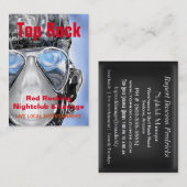 Carte De Visite Cool de butoir de cyborg unique (Devant / Derrière)