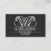 Carte De Visite Cool de l'entraîneur de boxe minimal (Devant)