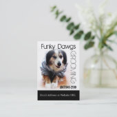 Carte De Visite Cool Dog Grooming Aussie en Sweat - shirt à capuch (Debout devant)