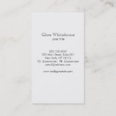 Carte De Visite Cool Dragonfly Rustic Nature Chalkboard (Dos)