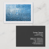 Carte De Visite Cool Eau II (bordé) (Devant / Derrière)
