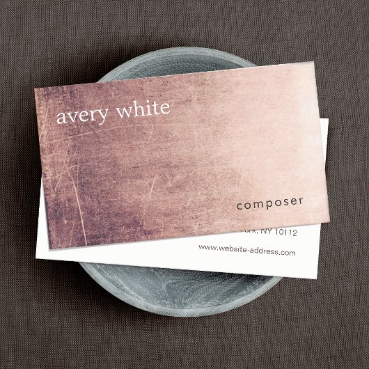 Carte De Visite Cool Edgy Abstrait