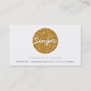 CARTE DE VISITE cool effet de parties scintillant