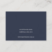 CARTE DE VISITE COOL GREEN GOLD FOLIAGE GROVE EARRING AFFICHER BUS (Dos)