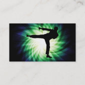 Carte De Visite Cool Karate Kick (Dos)