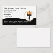 Carte De Visite Cool Maison Peintre Moderne (Devant / Derrière)