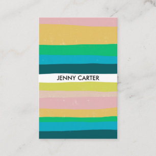 Carte De Visite Cool minimaliste des couleurs