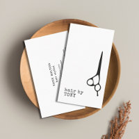 Cool minimaliste noir blanc cheveux Styliste