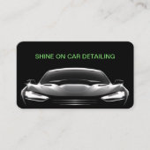 Carte De Visite Cool Modern Car Automotive Détail (Devant)