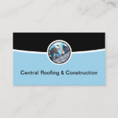 Carte De Visite Cool Modern Roofing & Construction (Devant)