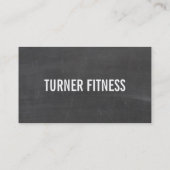 Carte De Visite COOL MODERN texte simple minimum tendance tableau (Dos)