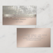 Carte De Visite Cool moderne Élégant professionnel, dentelle (Devant / Derrière)