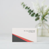 Carte De Visite Cool moderne géométrique Abstrait (Debout devant)