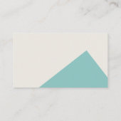 Carte De Visite Cool Moderne Société Géométrique (Dos)